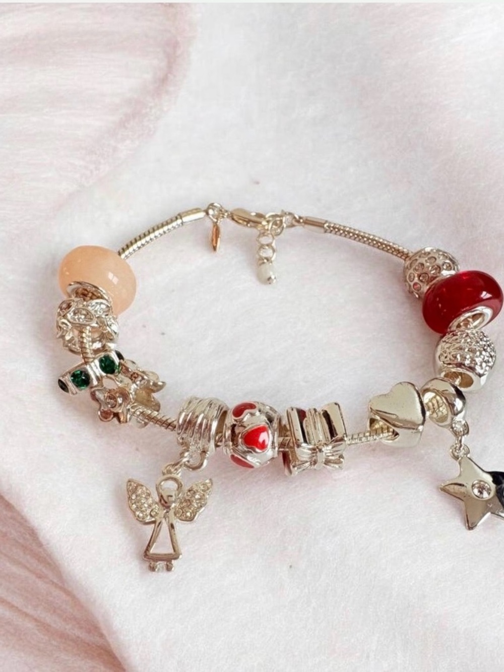Avon Cherished Memories 13pc Charm Bracelet Set NIB 2016 | Angel Heart Star